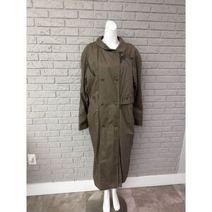 Vintage Raingear Women’s Double Breasted Trench Coat with Removable Lining Size6